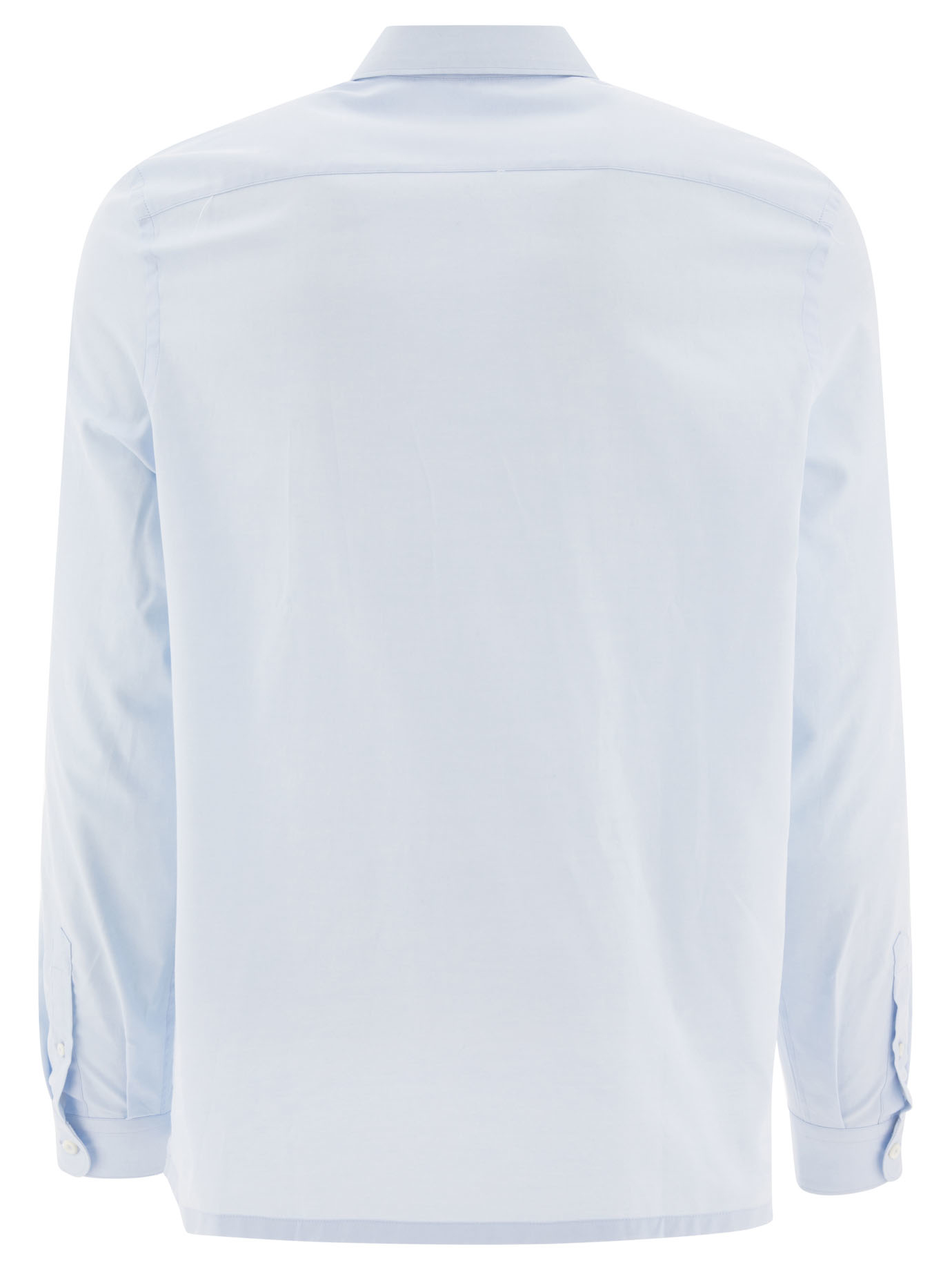 PRADA Light Blue Shirt with logo